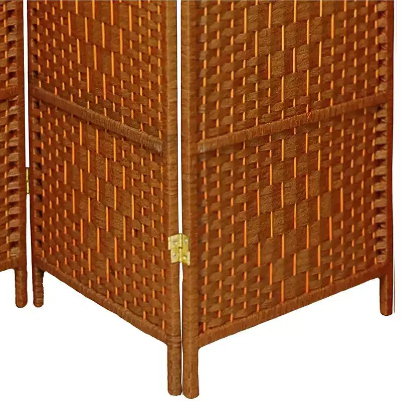 7 ft. Tall Diamond Weave Room Divider (6 Panels)