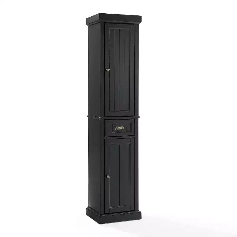 Crosley Seaside Tall Linen Storage Cabinet