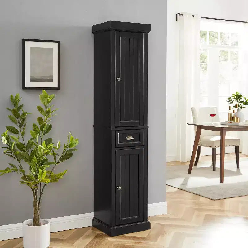 Tall Linen Storage Cabinet