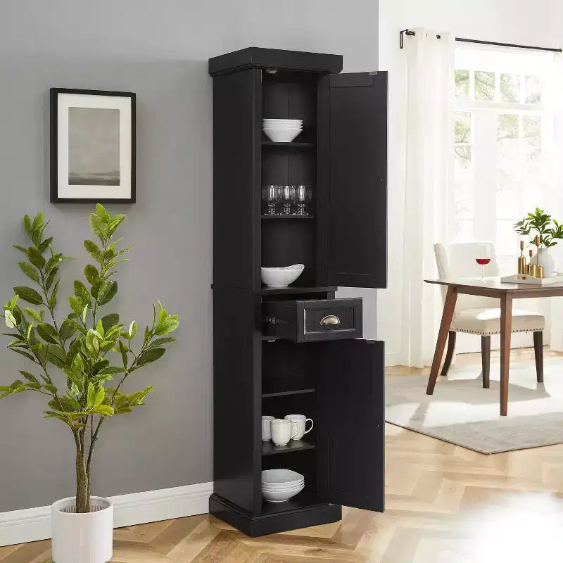 Tall Linen Storage Cabinet